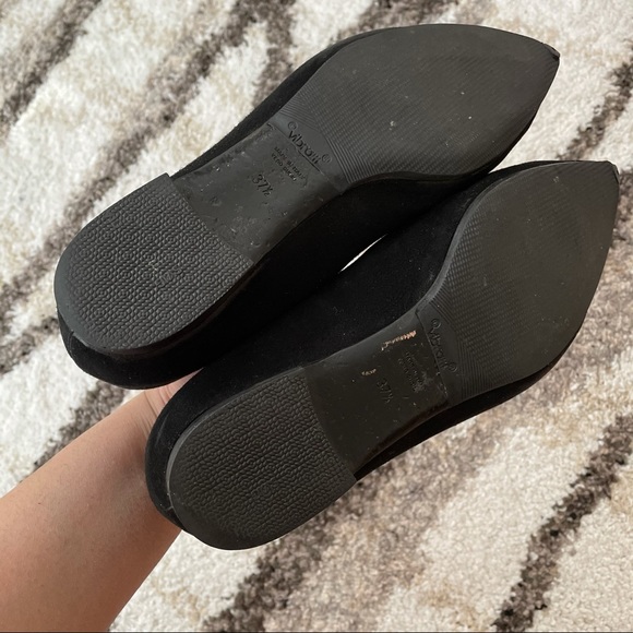Giorgio Armani Black
Suede Point-Toe Ballerina Flats - Picture 7 of 15